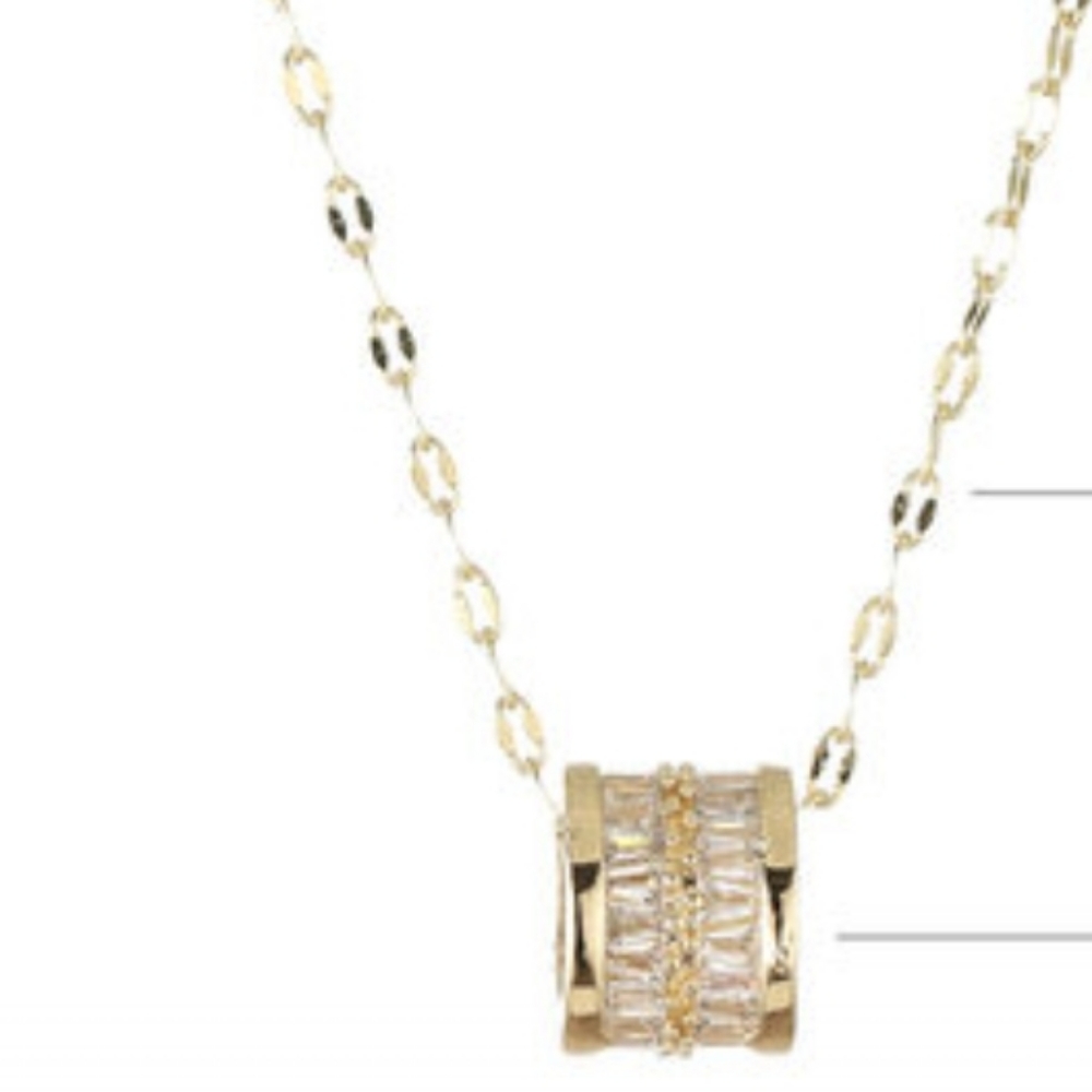NECKLACE 14K. - Picture 2 of 5